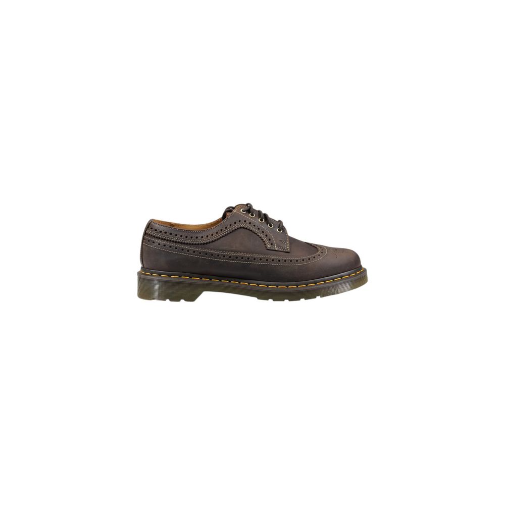 

Коричневые кожаные повседневные туфли Dr. Martens