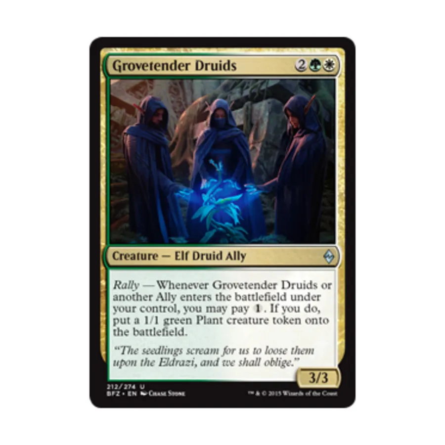 

CCG Гроветендеры Друиды (U), MTG - Battle for Zendikar