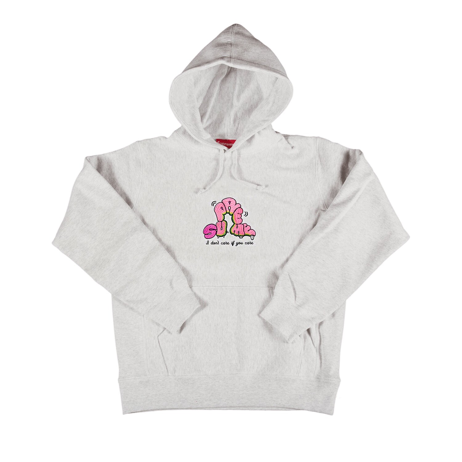 

Толстовка с капюшоном Supreme Dont Care Heather Multi