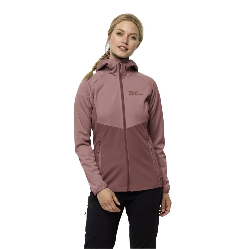 

Куртка Jack Wolfskin Go Hike Softshell, фиолетовый/розовый