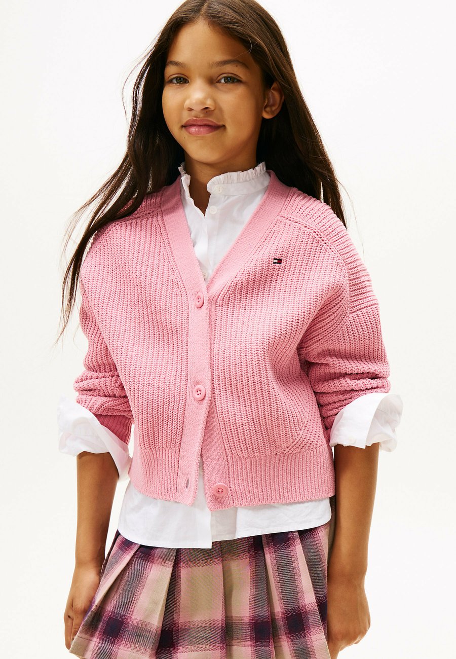 Кардиган Tommy Hilfiger Cardigan, Mystic Pink/Pink — фото 2