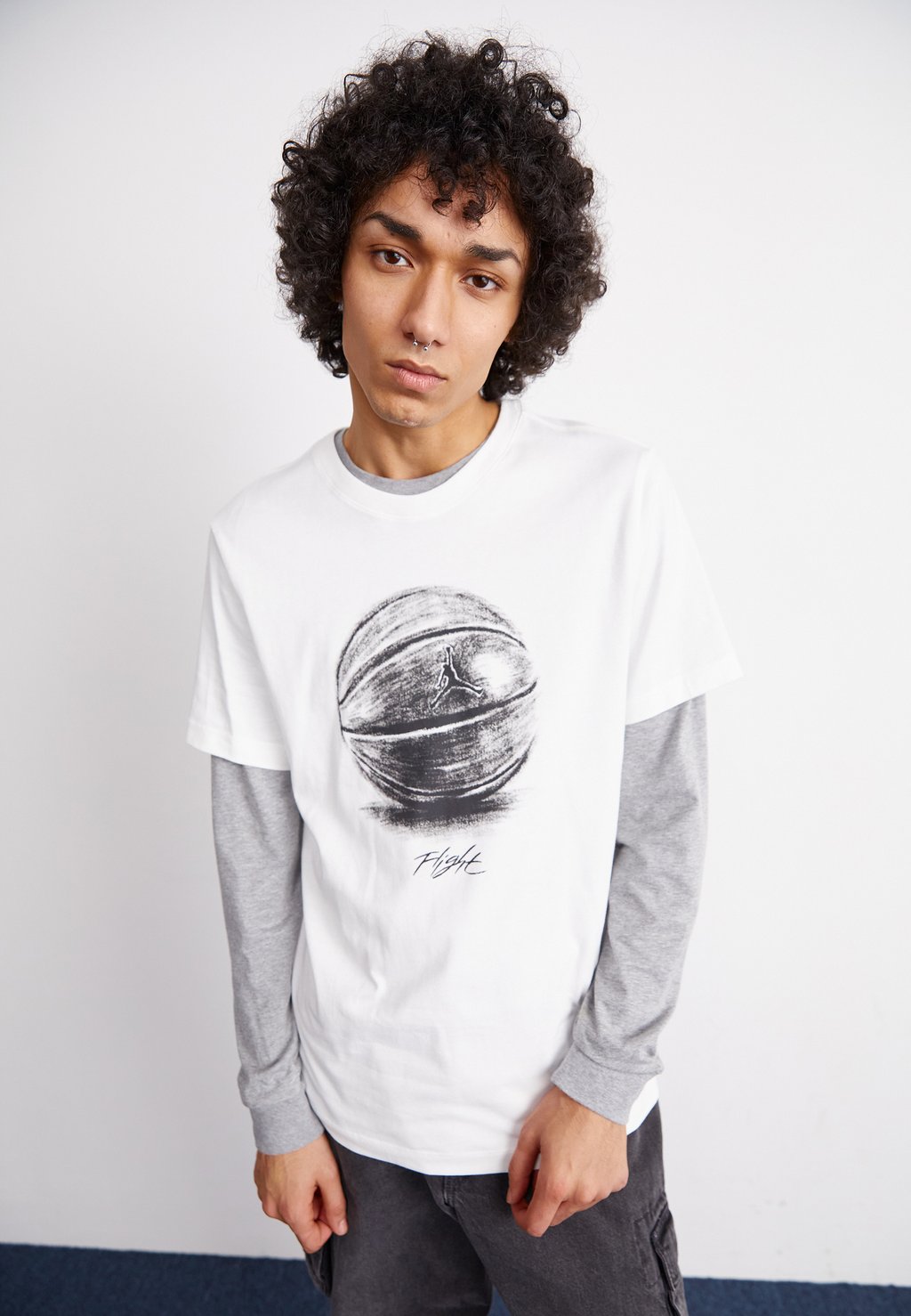 

Футболка с принтом BRAND CREW Jordan, белый