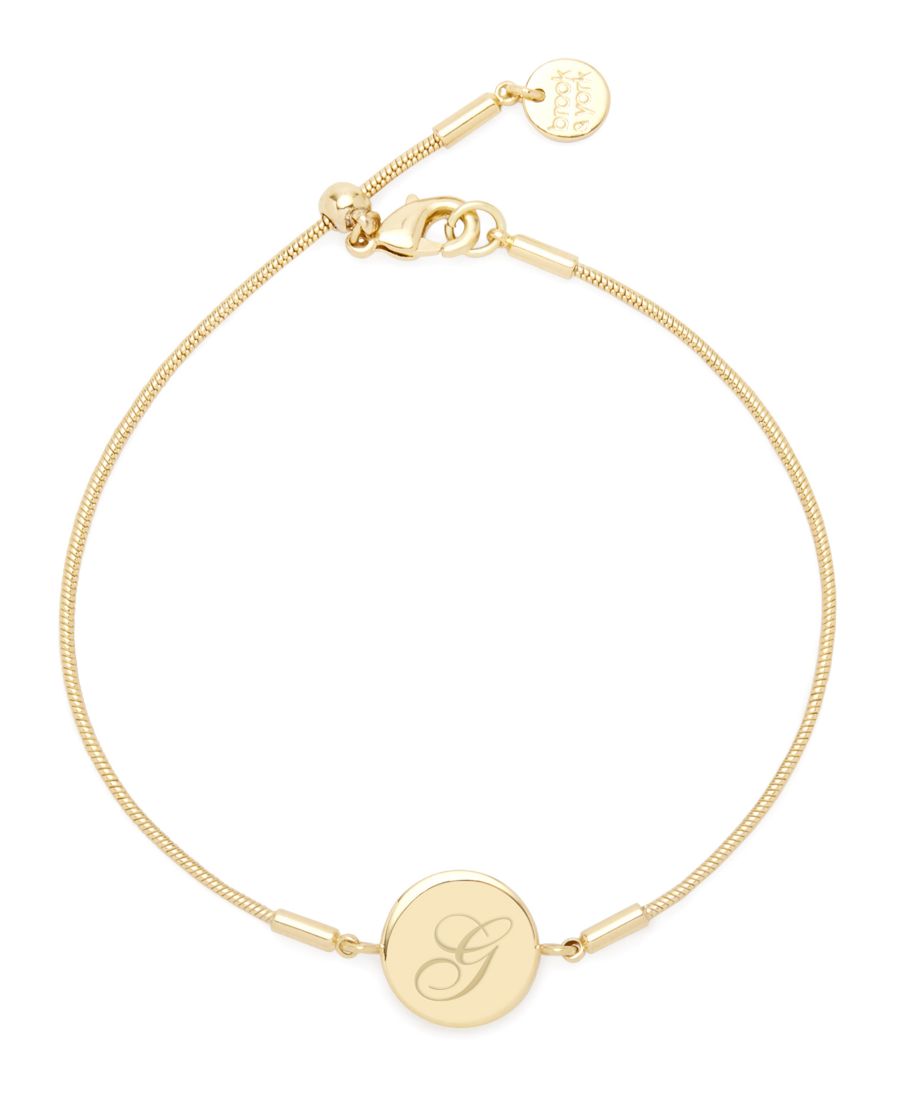 

Браслет с инициалами Рен brook & york, Gold G
