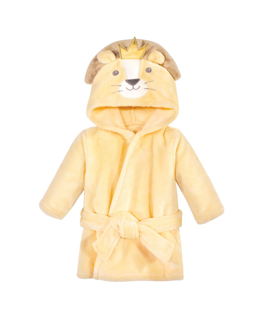 

Уютный халат с капюшоном в виде животного Hudson Baby, King lion