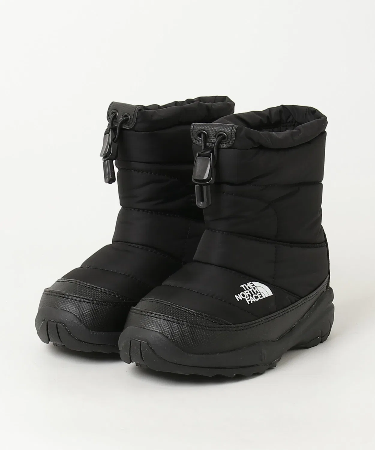Детские зимние ботинки The North Face K Nuptse Bootie WP, водонепроницаемые, чёрные