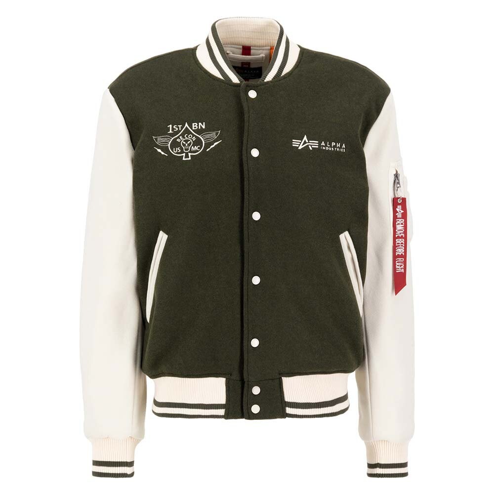 

Куртка Alpha Industries Varsity Air Force, бежевый