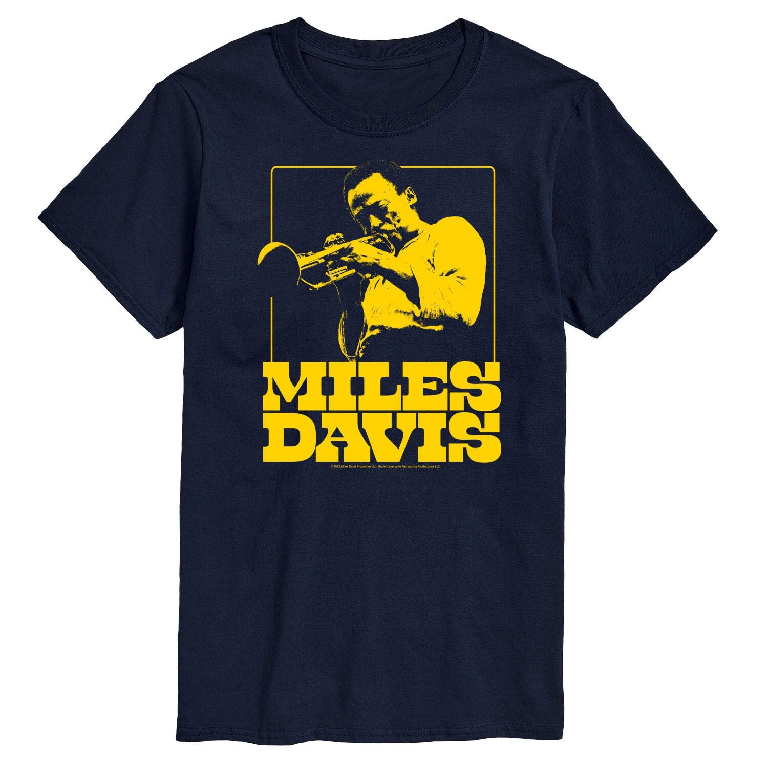 

Футболка Big & Tall Miles Davis, Blue Licensed Character, синий