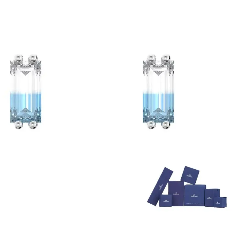 

Стилла родированные серьги-гвоздики женские Swarovski