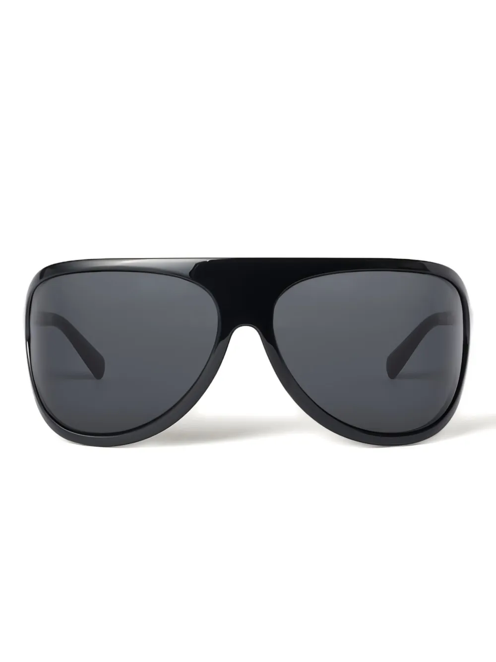 

Солнцезащитные очки в геометрической оправе Miu Miu Eyewear, черный