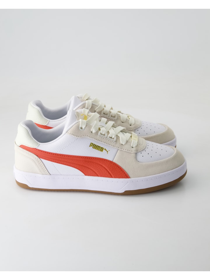 Кроссовки на шнуровке Puma, бежевый — фото 2