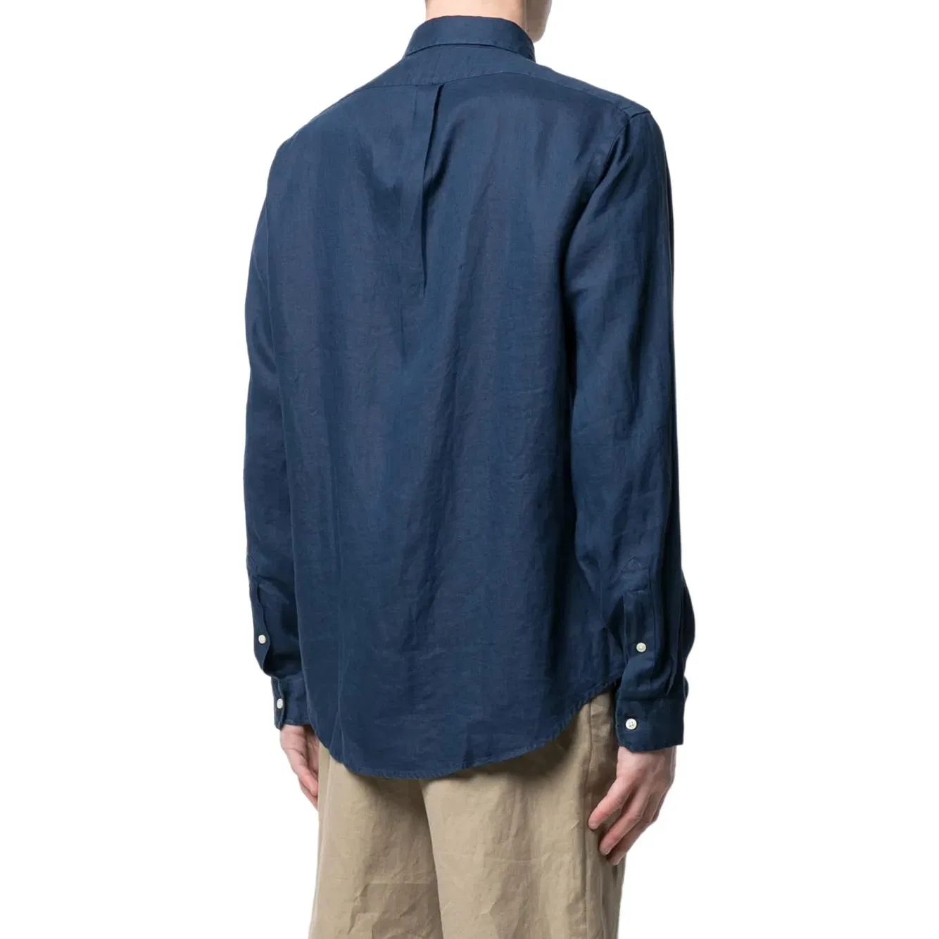 Рубашка классическая Polo Ralph Lauren Marine Blue — фото 4