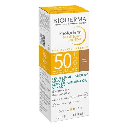 

Photoderm Nude Touch Mineral SPF50+ Бронзирующий нюдовый эффект 40 мл Bioderma
