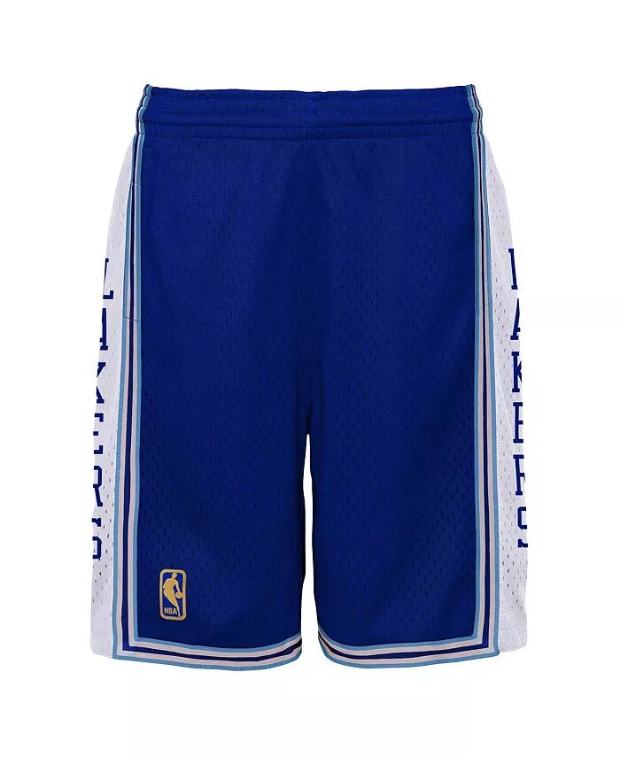 Шорты Swingman от Big Boys Royal Los Angeles Lakers Hardwood Classics Mitchell & Ness — фото 3