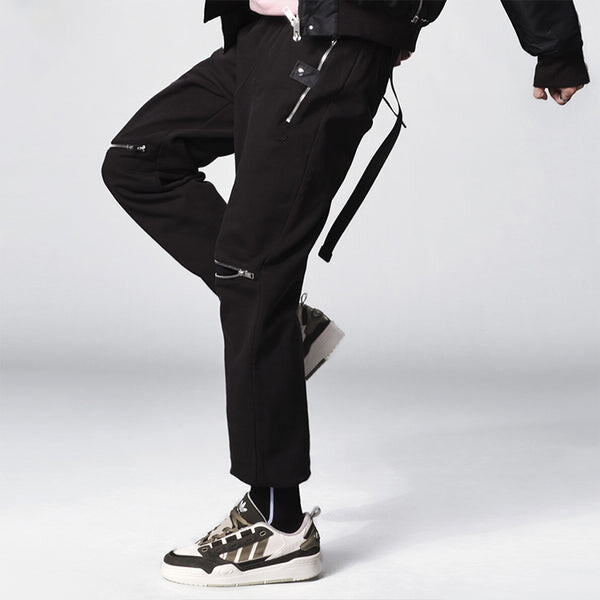 Спортивные штаны Men's adidas originals Solid Color Casual Sports Pants/Trousers/Joggers Black, мультиколор — фото 3