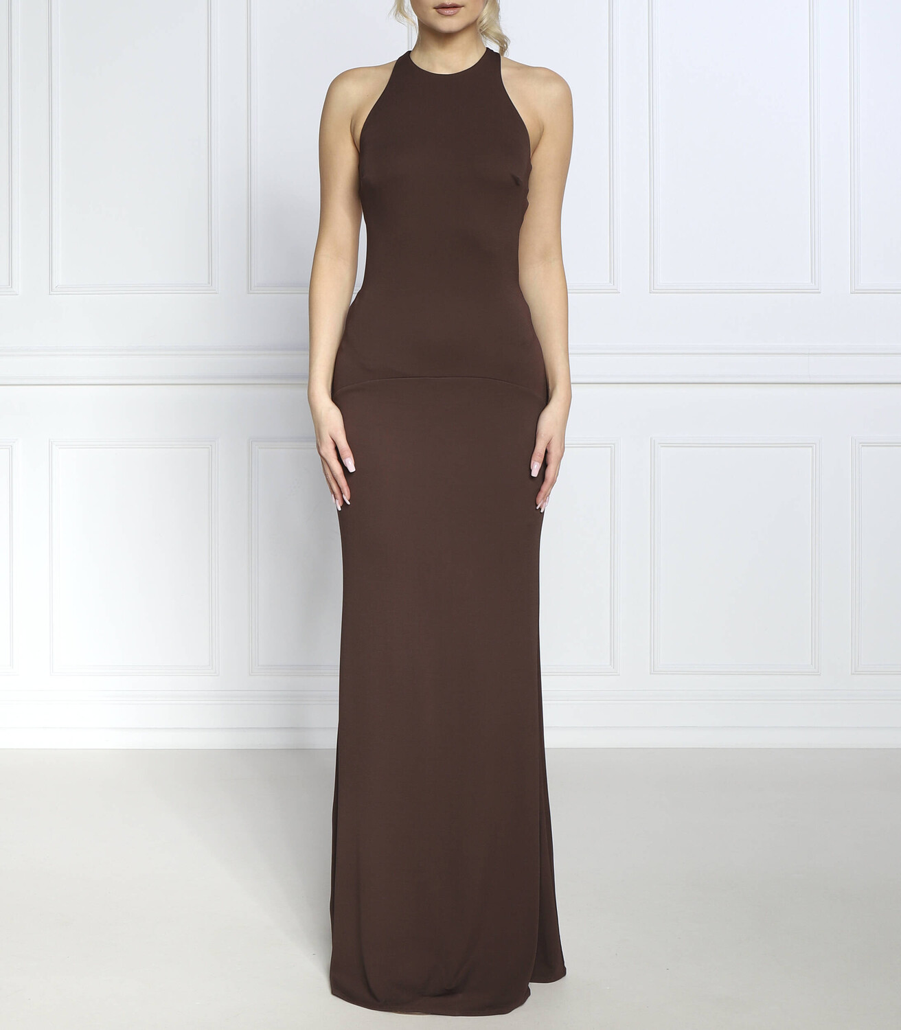 

Платье Elisabetta Franchi, коричневый