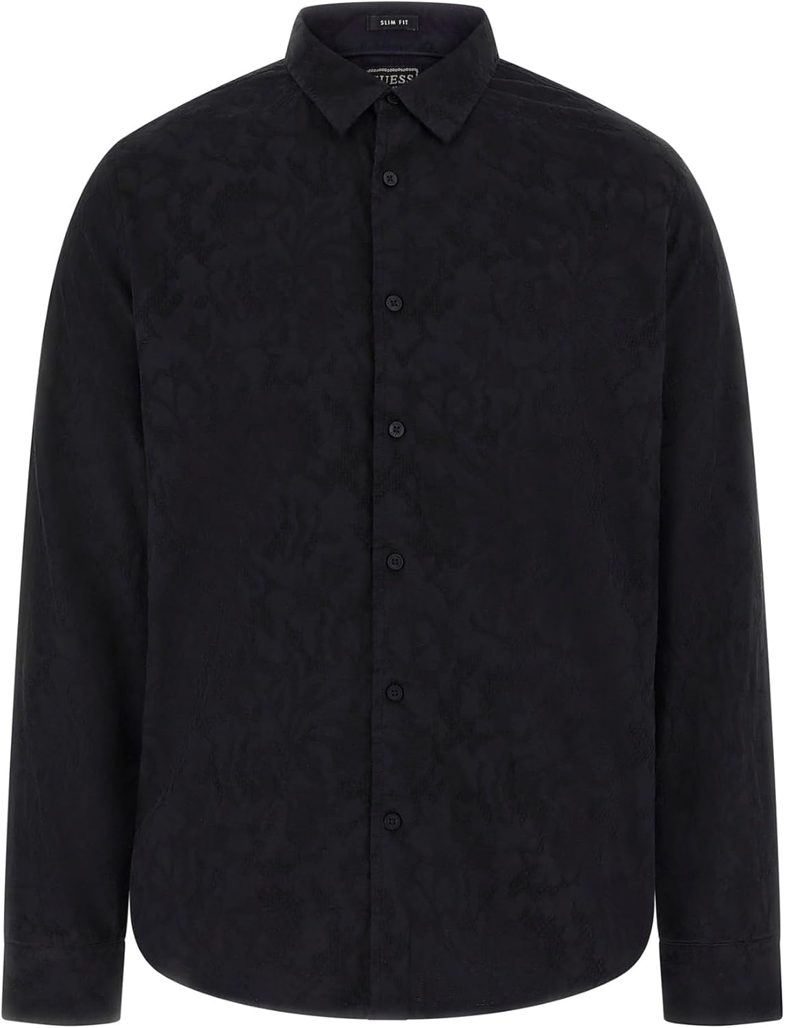 

Мужская рубашка с длинным рукавом GUESS Davis Jacquard, Jet Black
