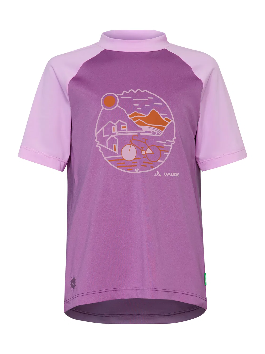 Спортивная футболка 'Solaro' Vaude, Plum/Mottled Purple