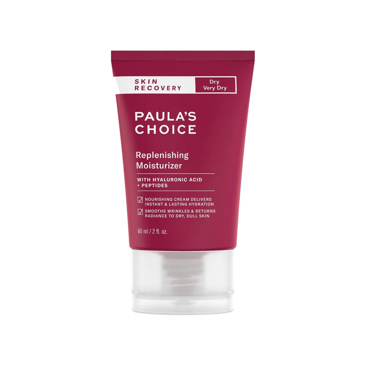 Тоник Paula's Choice — Насыщенный ночной Skin Recovery Moisturising Cream с пептидами и гиалуроновой кислотой, 60 мл