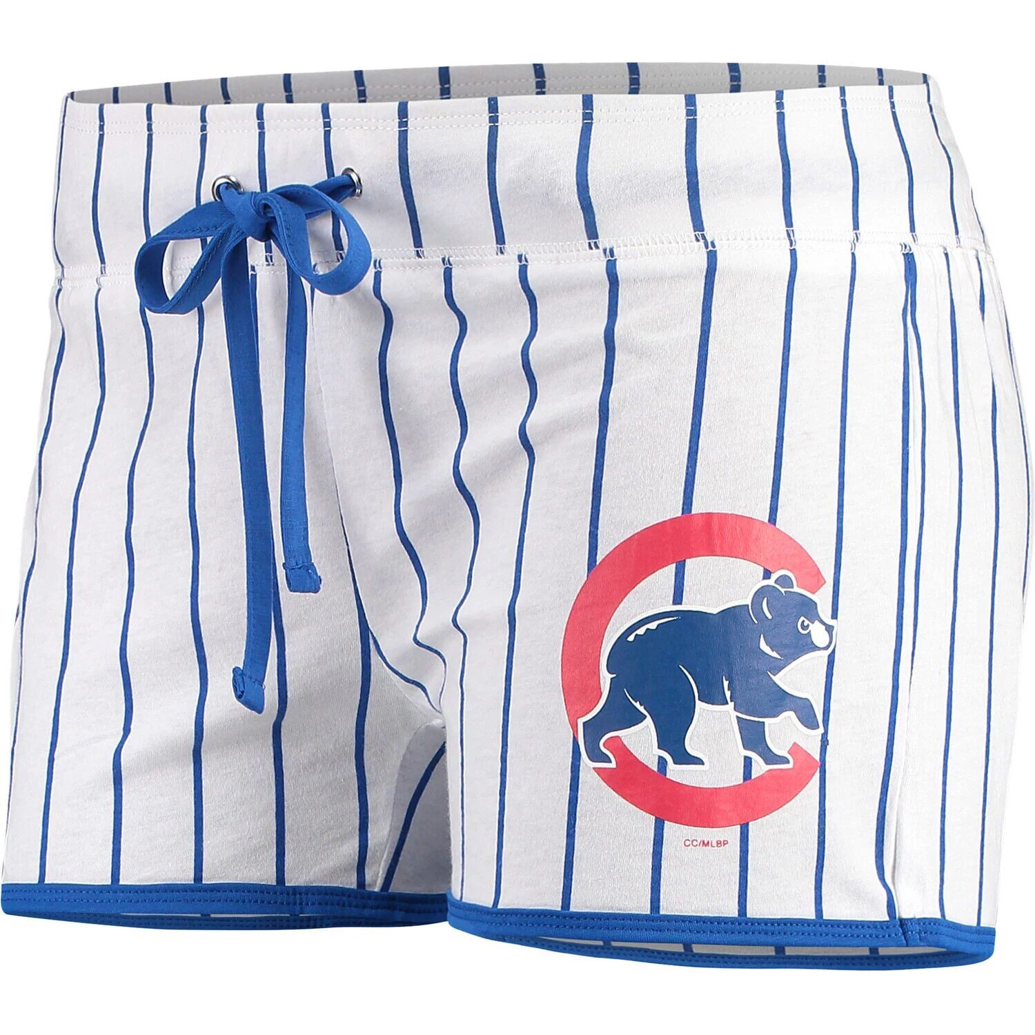

Женские шорты для сна Concepts Sport White/Royal Chicago Cubs Vigor