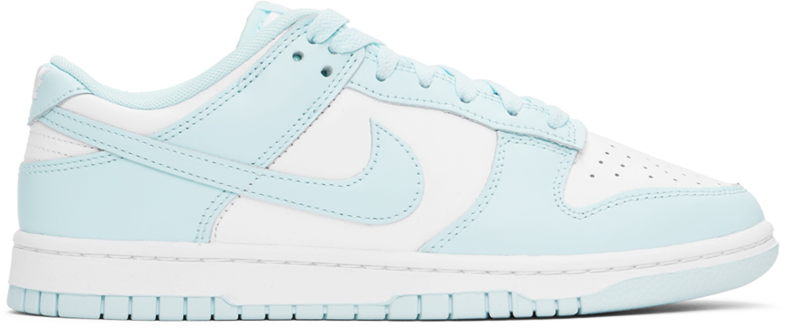 

Бело-синие кроссовки Dunk Low Retro Nike, White/Glacier blue, Синий, Бело-синие кроссовки Dunk Low Retro Nike, White/Glacier blue