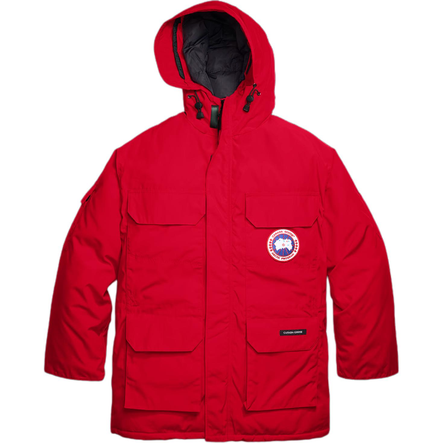 

Экспедиционная парка с капюшоном Canada Goose, lucky lucky красный
