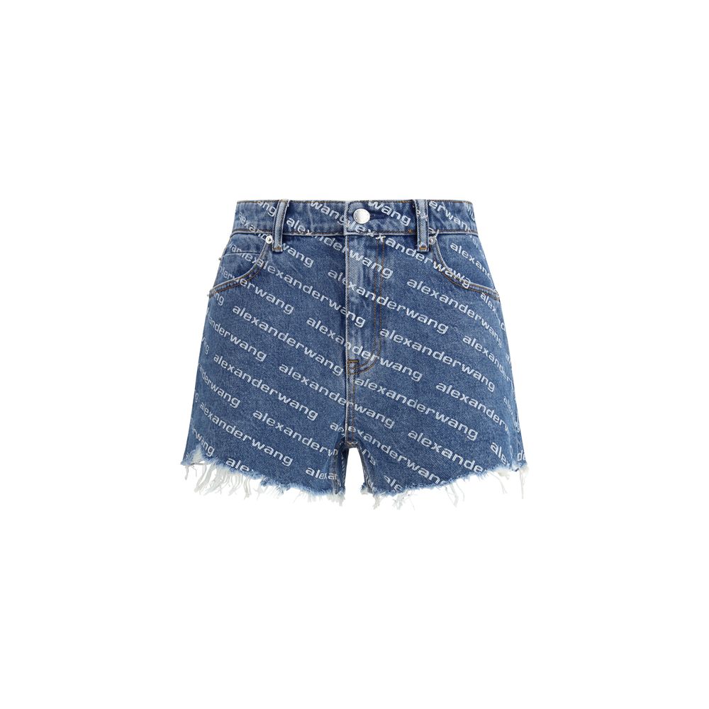 

Джинсовые шорты Bite Alexander Wang, синий