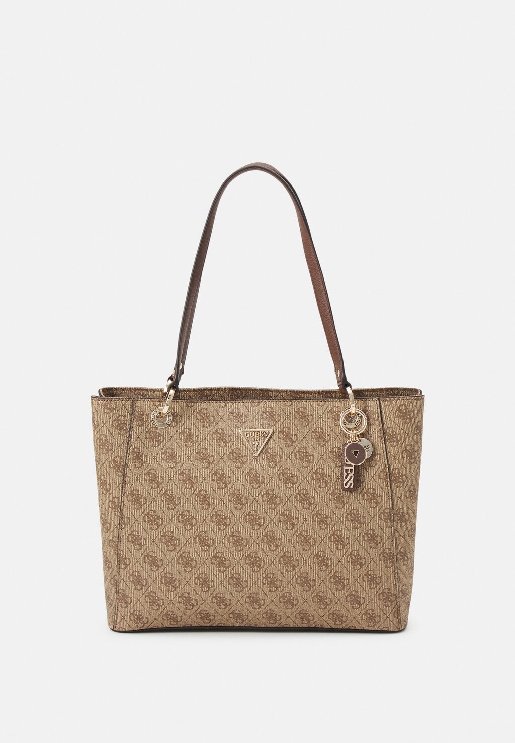

Сумка NOELLE NOEL TOTE Guess, молочный логотип/коричневый