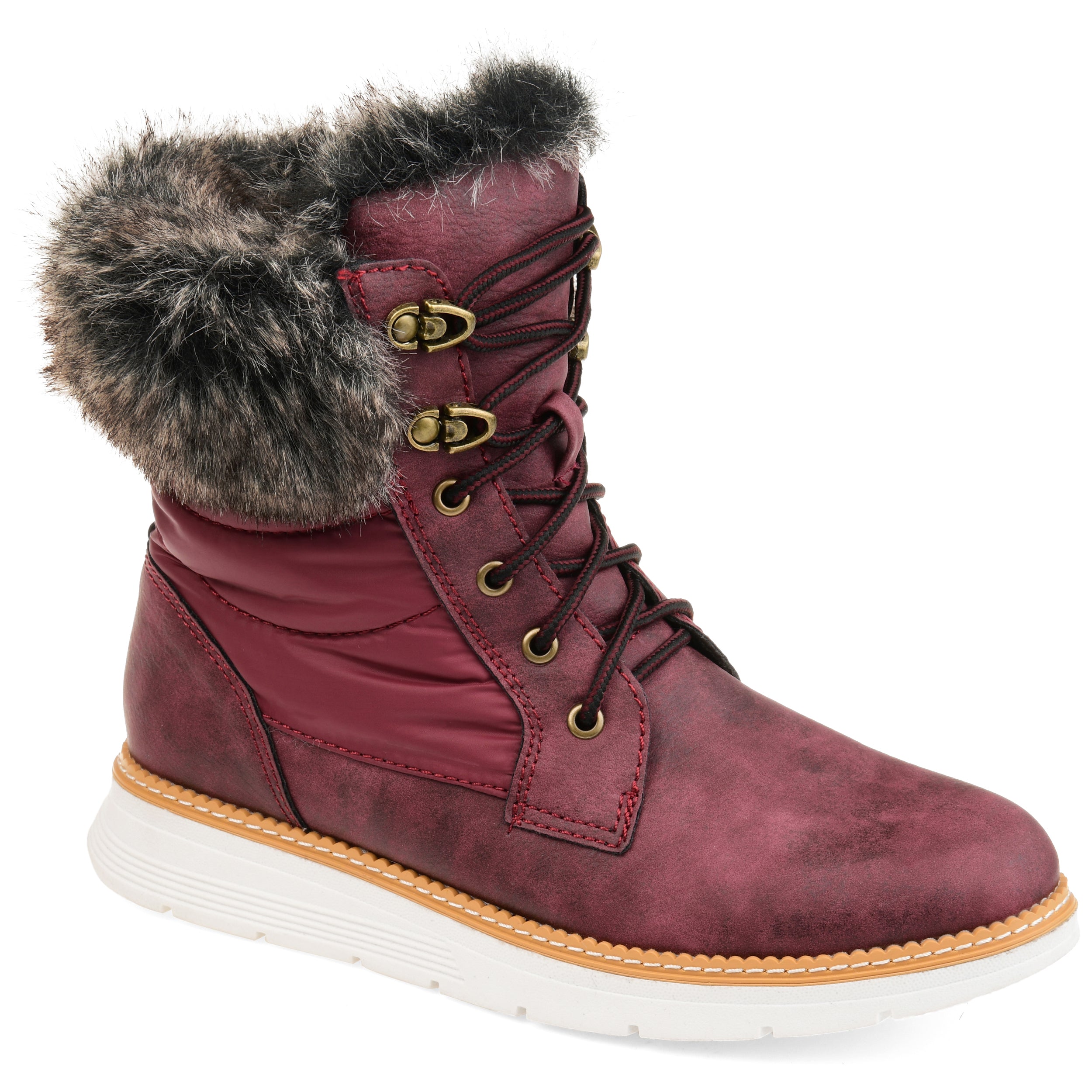 Женские зимние ботинки Journee Flurry Journee Collection, цвет wine