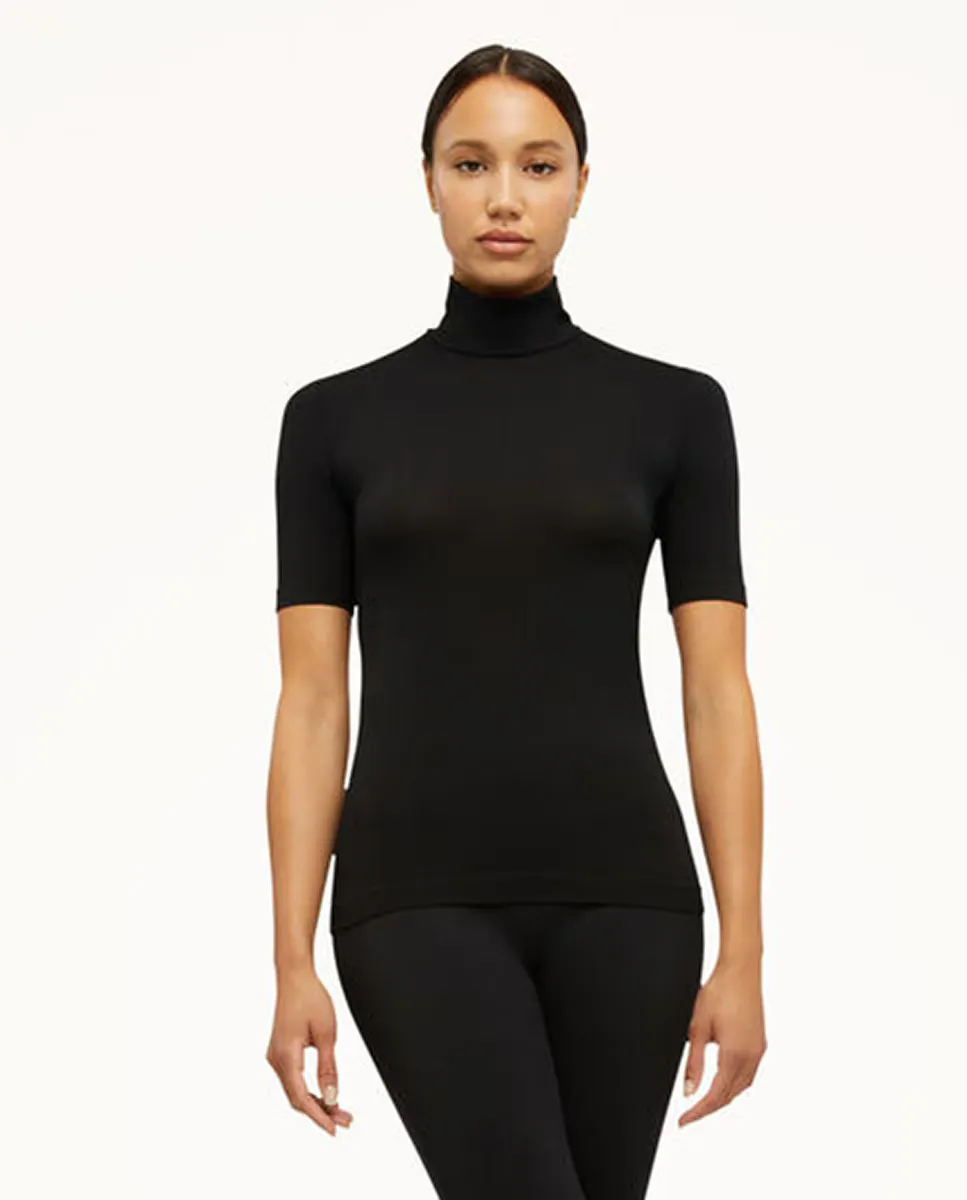 

Женская биоразлагаемая футболка с коротким рукавом Wolford, чёрный