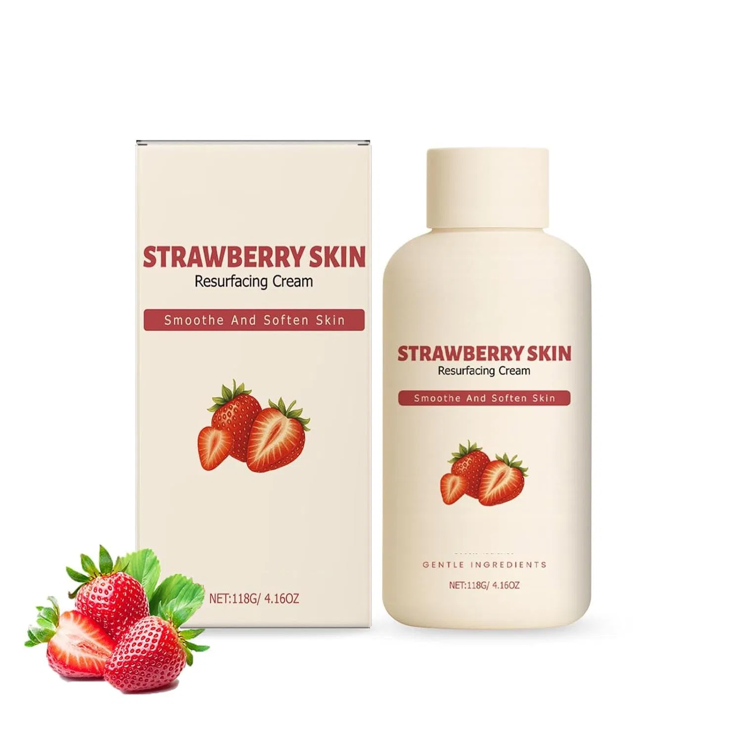 Крем для лица — Для обновления кожи с тройным кислотным комплексом Strawberry Skin Resurfacing Cream, 118 г