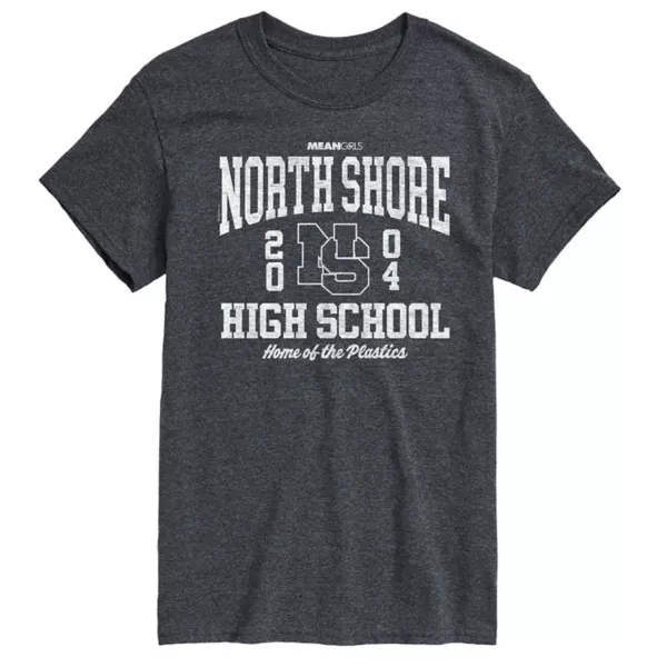 

Мужская футболка с принтом "Дрянные девчонки" North Shore HS Licensed Character, серый