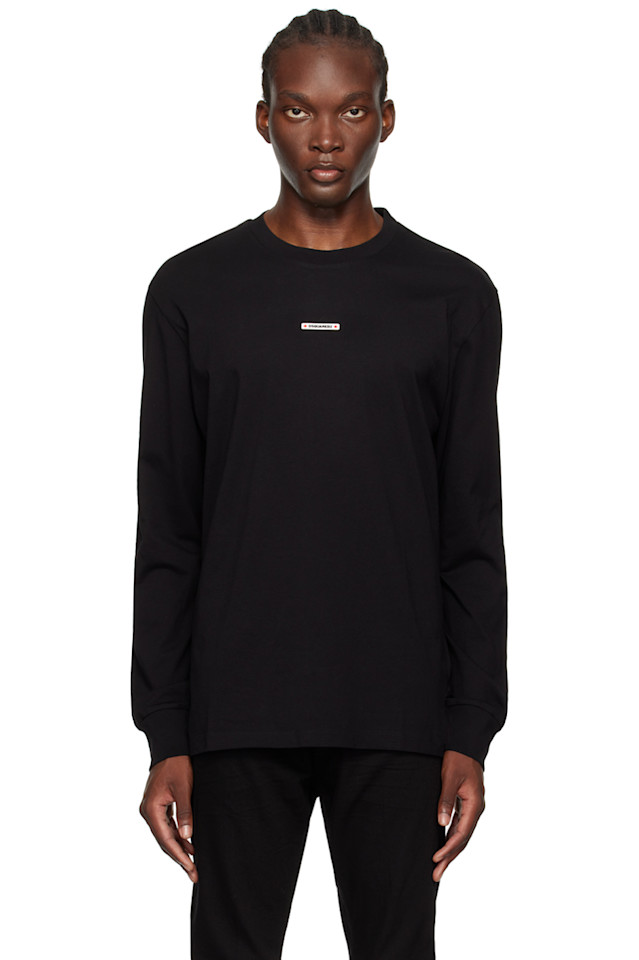 

Футболка с длинным рукавом Regular Fit Dsquared2, черный