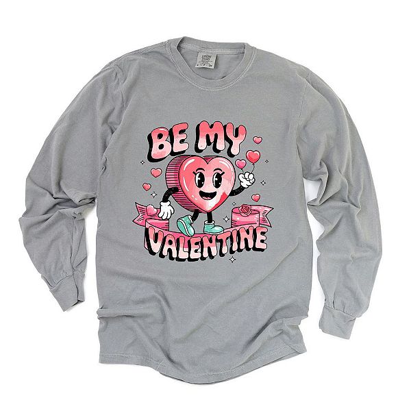 

Be my valentine футболка с длинным рукавом Simply Sage Market, Grey