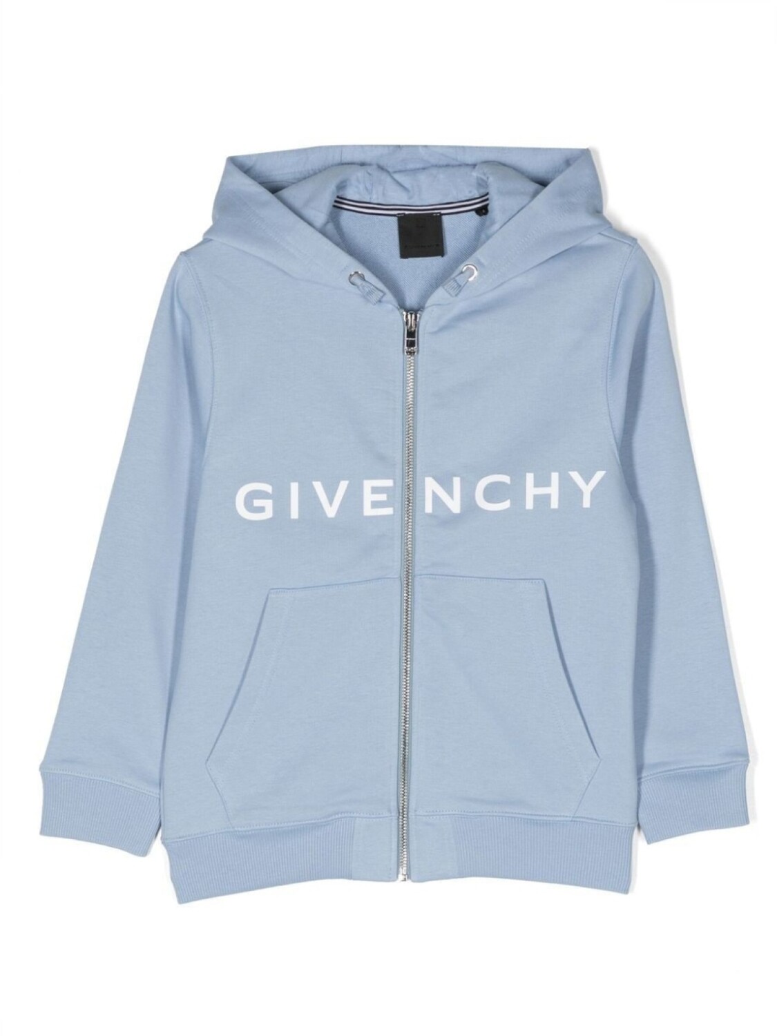 

Givenchy Kids худи на молнии с логотипом 4G, синий