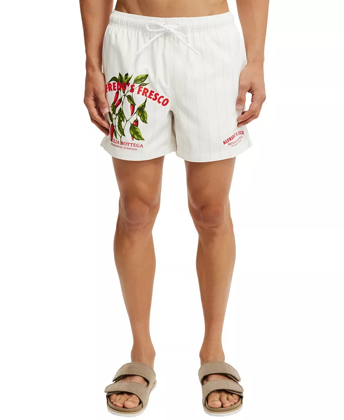 

Мужские эластичные плавки для плавания COTTON ON, белый