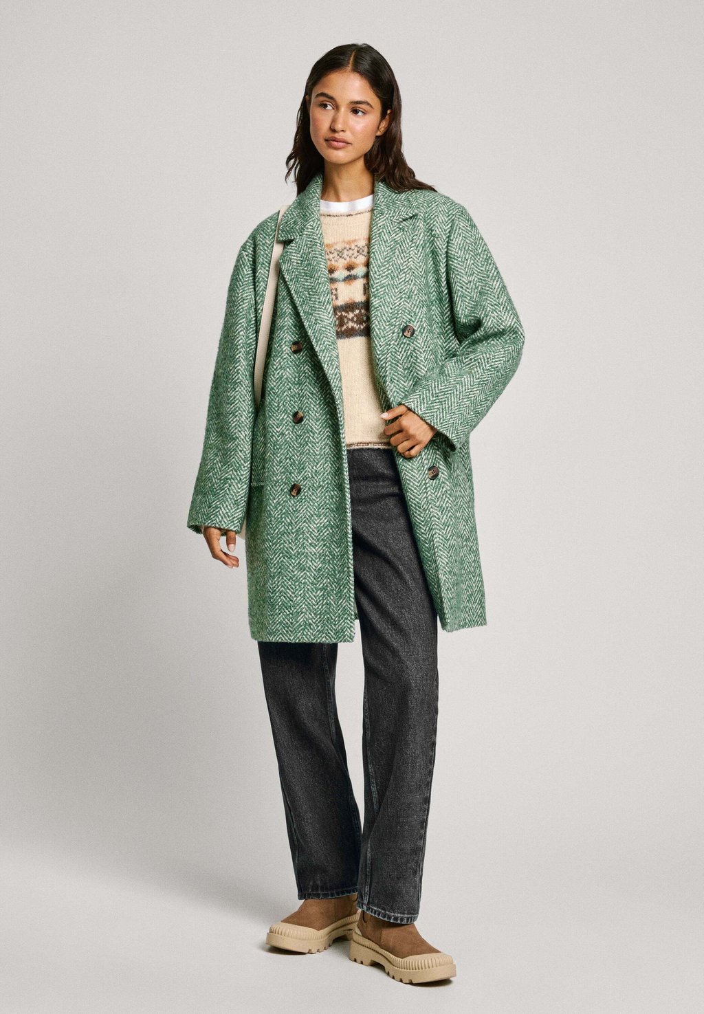 

Классическое пальто CAMILLE Pepe Jeans, молочный