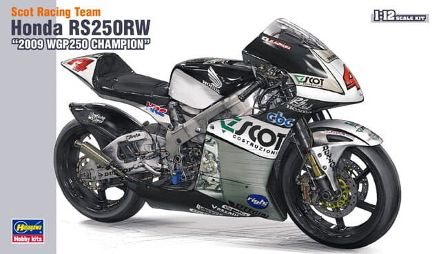 

Honda RS250RW (чемпион WGP250 2009 г.) 1:12 Hasegawa BK1