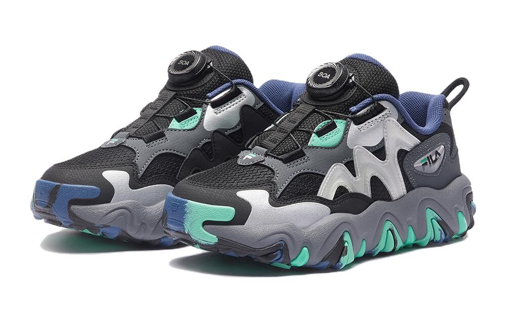 Детская обувь для улицы Начальная школа Fila Kids, цвет Black Gray — фото 3