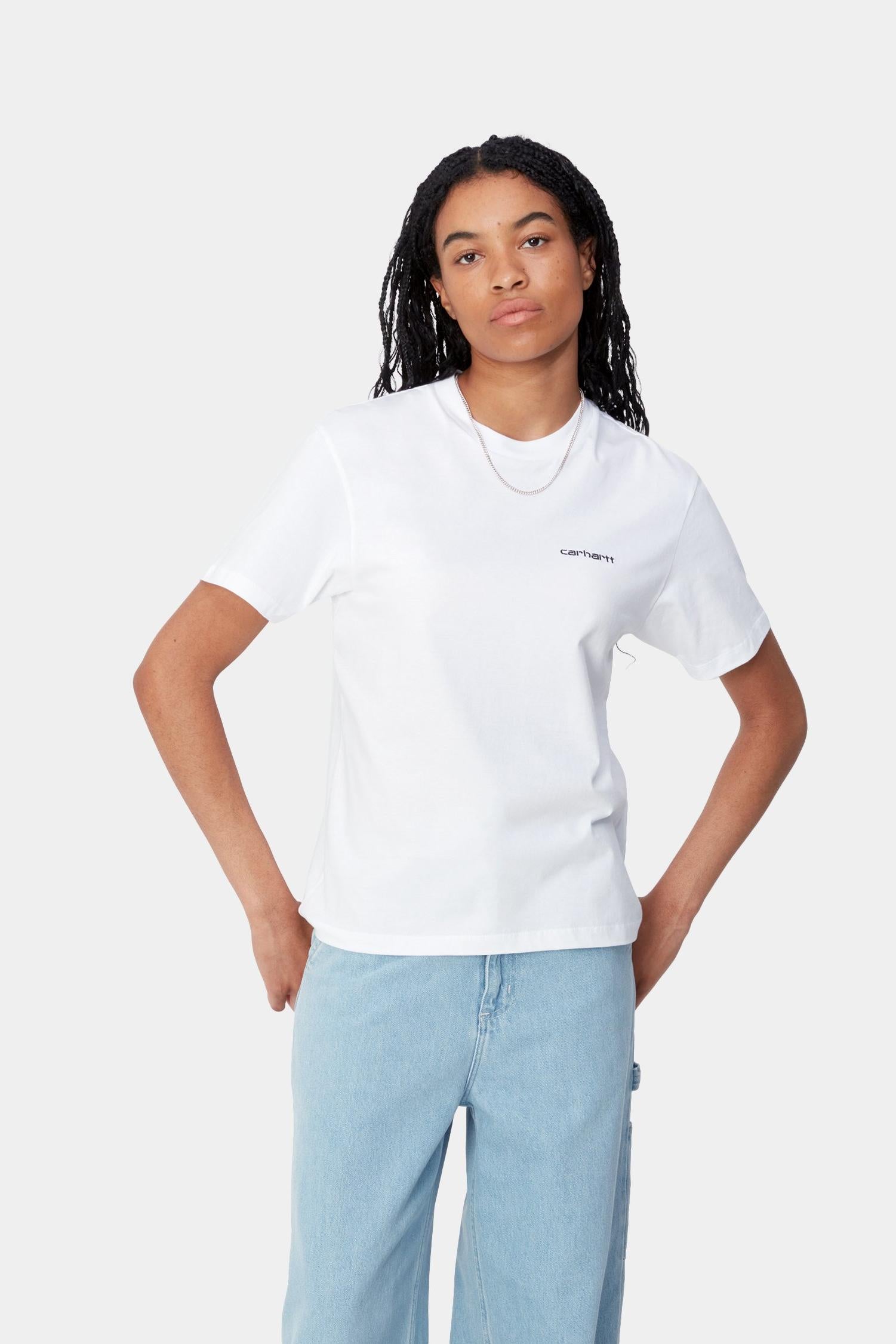 

Женская футболка с вышивкой Script Carhartt, белый