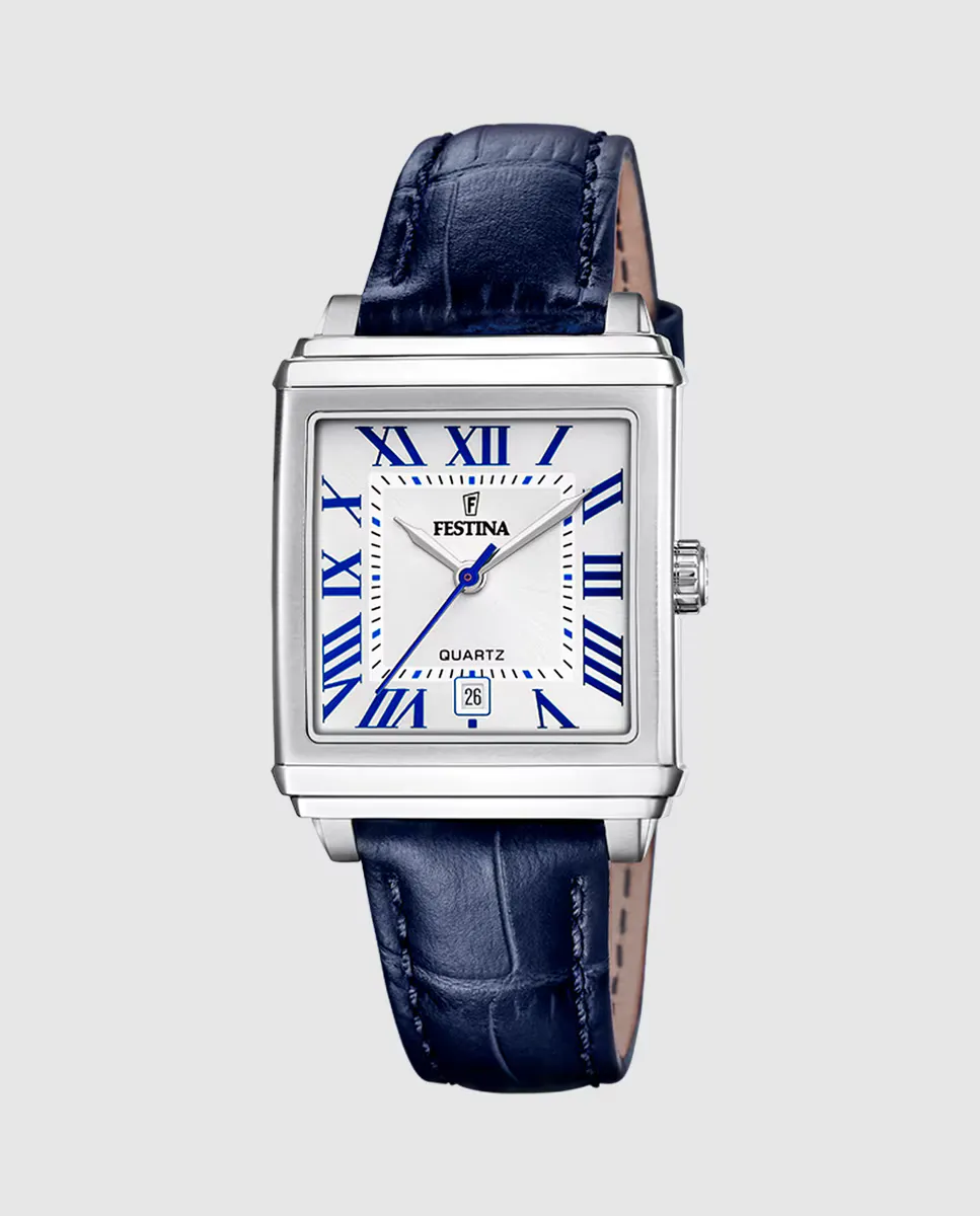 

F20682/2 Женские часы On The Square из синей кожи Festina, синий
