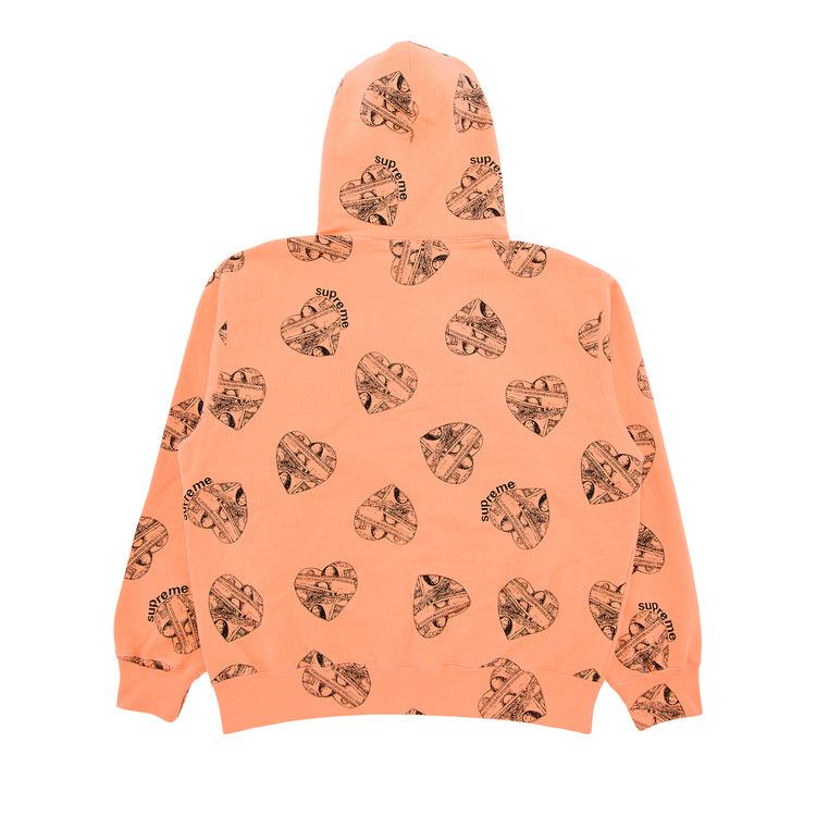 Толстовка Supreme Love Cash Hooded Sweatshirt, Peach — фото 2