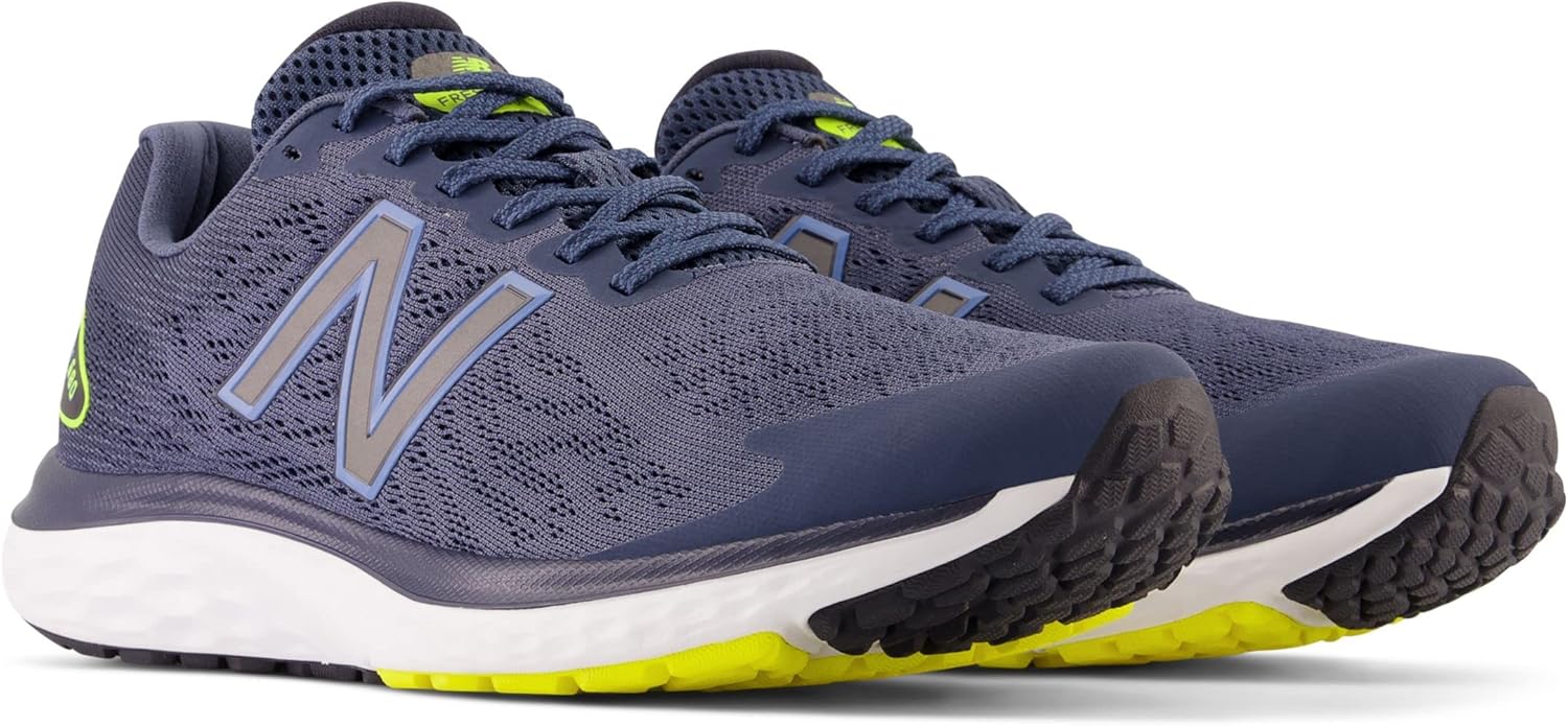Мужские сандалии New Balance Fresh Foam V1 Slide, синий/желтый/темно-синий — фото 2