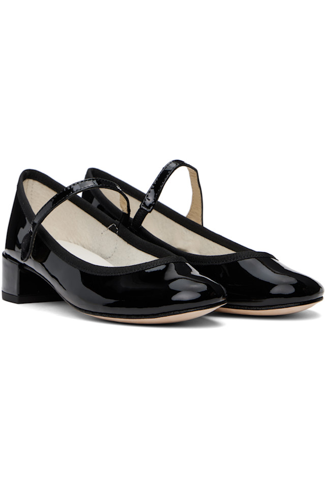 Туфли Rose Mary Jane на каблуке Repetto, черный — фото 4