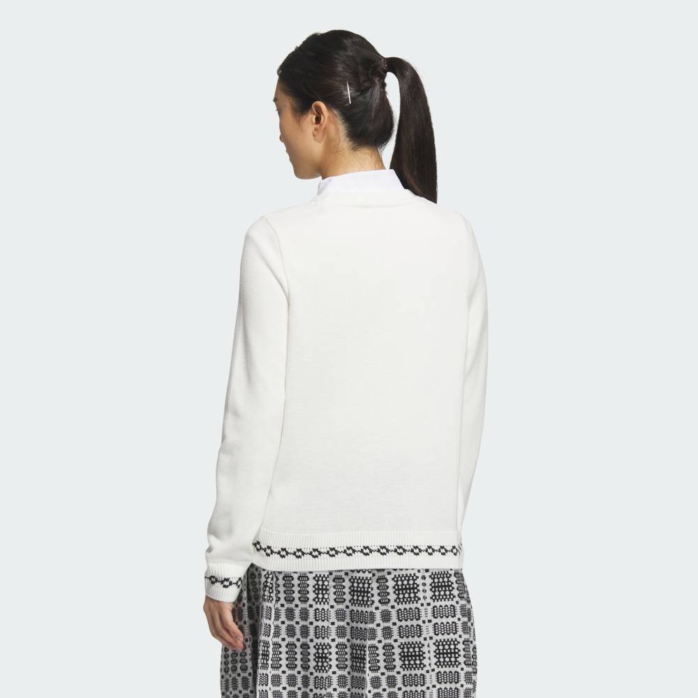 Свитшот Модные футболки с круглым вырезом Adidas, white — фото 2