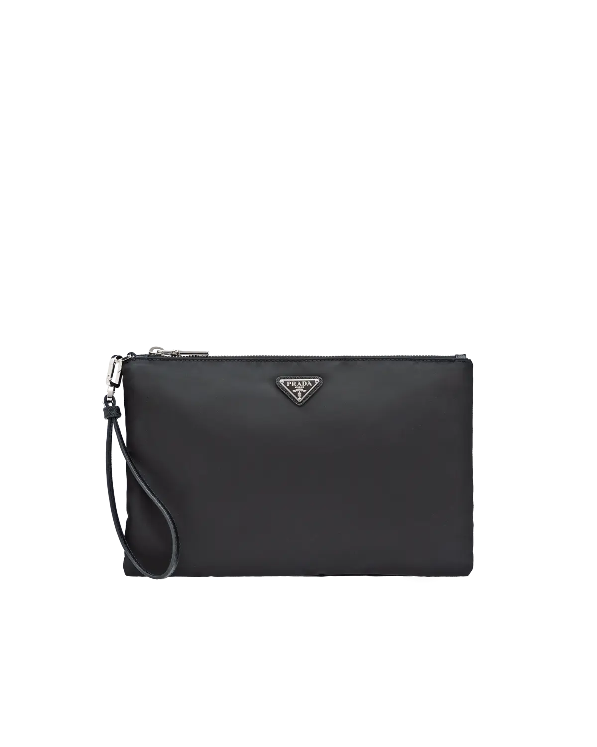 

Косметичка из материала Re-Nylon и кожи Saffiano Prada, черный