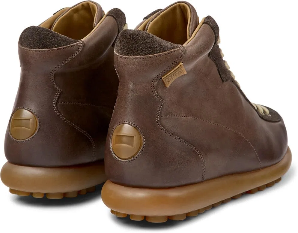 Кроссовки CAMPER, Pelotas Ariel 33766-068 мужские, гладкая кожа, размер EU 39, серый (Soweto Bosf, Grunge Neg/Ariel Neg) — фото 2