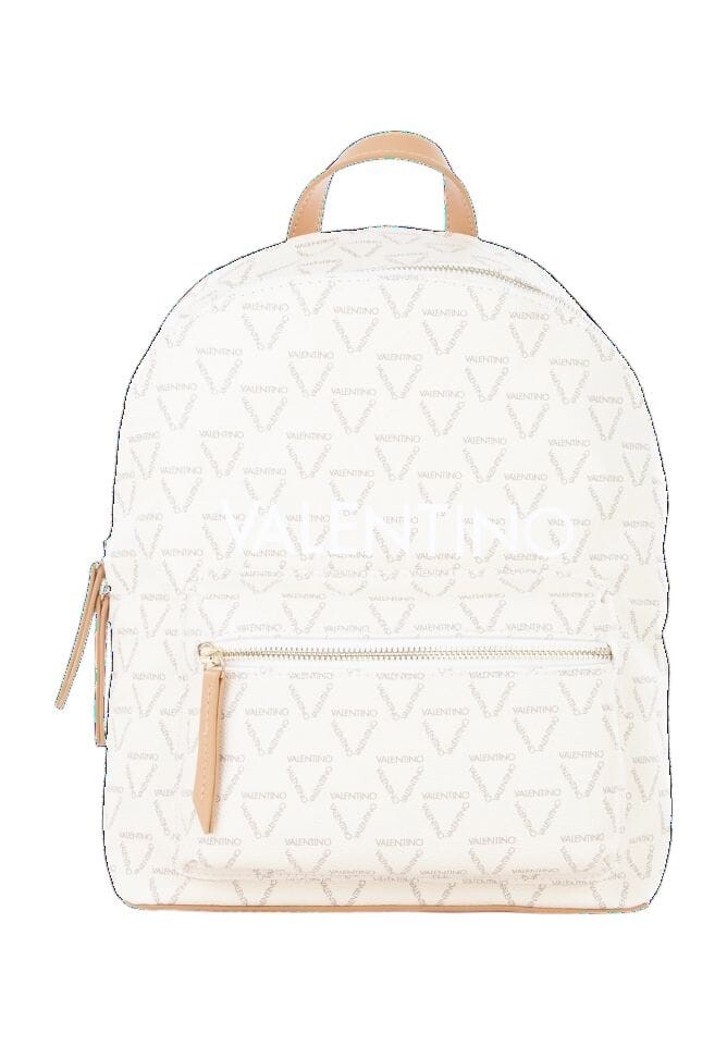 

Женский рюкзак с двусторонней молнией и логотипом Valentino by Mario Valentino, цвет Ecru Multi