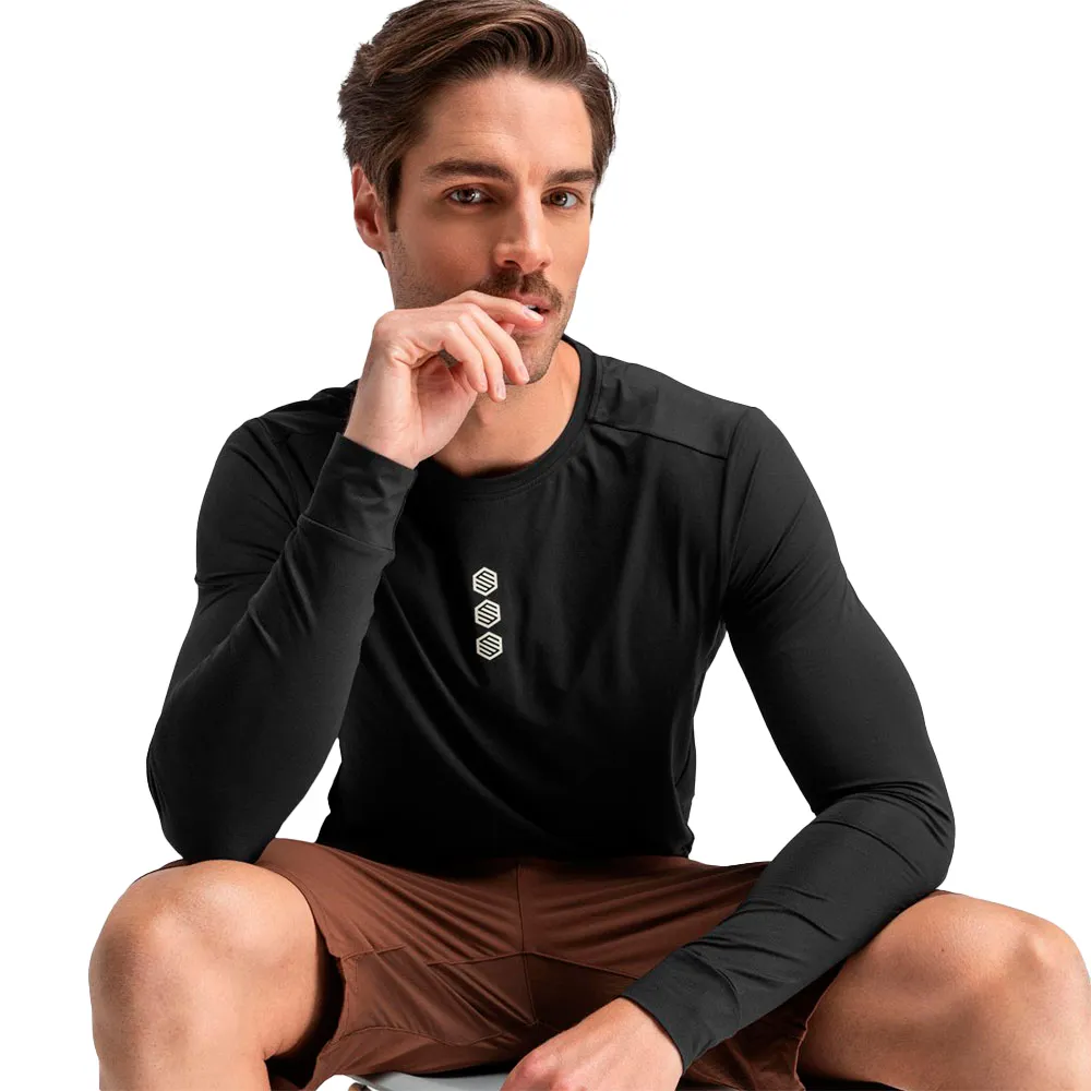 

Футболка с длинным рукавом Siroko Rubra, черный