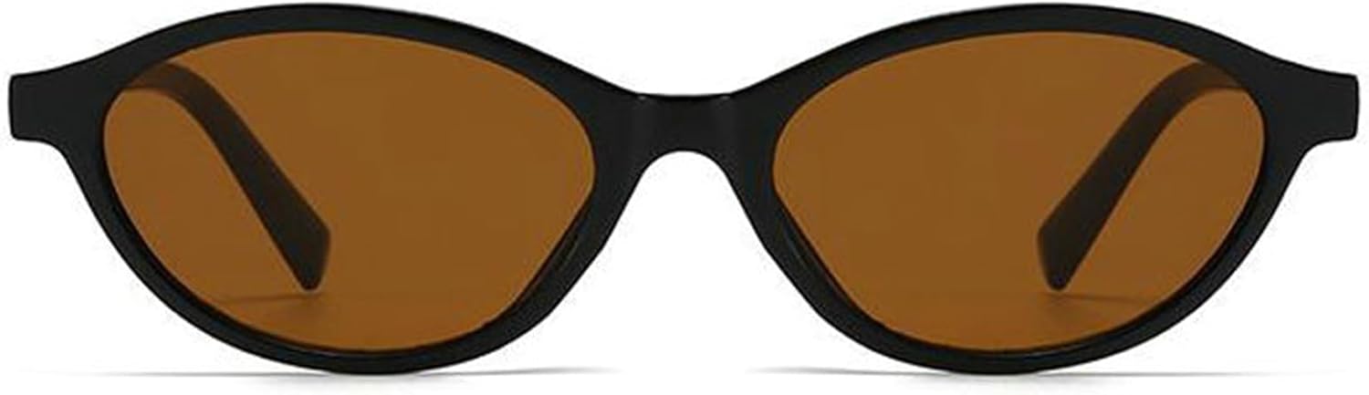 

Солнцезащитные очки Helena Retro Oval для женщин и мужчин, модные маленькие очки «кошачий глаз», винтажные панк-очки в стиле Y2k, трендовые синие солнцезащитные очки, C9