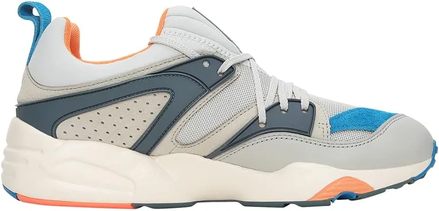 Кроссовки Puma Blaze of Glory в стиле ретро для взрослых и унисекс, Grey Violet Harbor Mist Mykonos Blue — фото 3